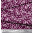 thumbnail image 3 of Soimoi Cotton Cambric Fabric Leaves & Paisley Block Print Fabric by The Yard 42 Inch Wide, 3 of 3