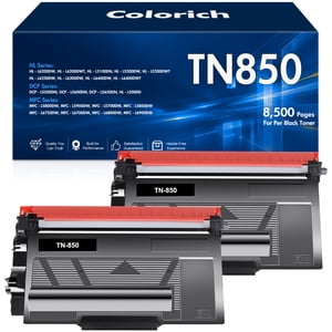 Colorich TN850 TN820 High Yield Toner Cartridges 2-Pack