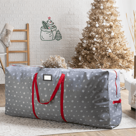 Oxford Water‑Resistant Dust‑Proof Christmas Storage Bag for Artificial Tree, Christmas Storage Bag, Xmas Decor for Holiday Decoration Storage, Farmhouse Christmas Decor & New Year Home Decor