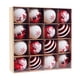 thumbnail image 5 of 16x Adornos de Bolas de Navidad, Bolas de Decoración para Árboles de Navidad, Decoraciones Colgantes para Árboles de Navidad, para Guirnalda de Guirna Rojo y, 5 of 8