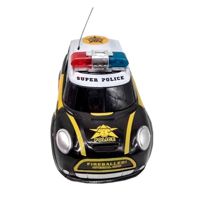 Auto a Control Remoto King Toys Mini Cooper Policia
