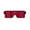 Red, variant on Party LED Glasses - USB Rechargeable Light Up Glasses with 10 Flashing Neon Patterns, LED Glowing Eyewear for Nightclub, Raves, Festivals & Parties