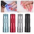 thumbnail image 4 of Graflsoa 12 LED UV Flashlight for Nail Polish Curing & Fluorescent Detection, Durable Aluminum Alloy, 395nm Wavelength, Portable Design, Battery Not Included, Silver Finish, 4 of 6