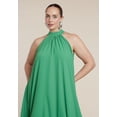 thumbnail image 4 of ELOQUII Women's Plus Size High Low Dramatic Ruffle Detail Dress, 4 of 5