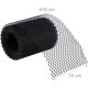 thumbnail image 4 of 4x Malla para canalones 40 clips de fijación, 6 m de largo, Plástico, Protección antihojas muertas, 15 cm de ancho, Práctico, Negro, 4 of 5