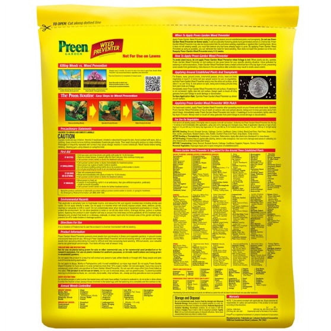 Preen Garden Weed Preventer - 13 lb. Bag - Covers 2,080 Sq. ft.
