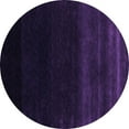 thumbnail image 1 of Ahgly Company Indoor Round Abstract Purple Contemporary Area Rugs, 6' Round, 1 of 4
