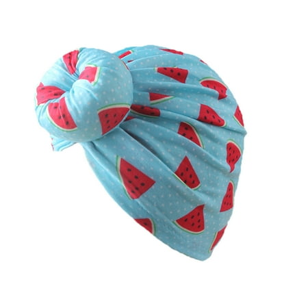 

Hunpta Hats For Kids 1PC Newborn Baby Fashion Watermelon Hat Flowers Hat Winter Warm Hood Tire Cap