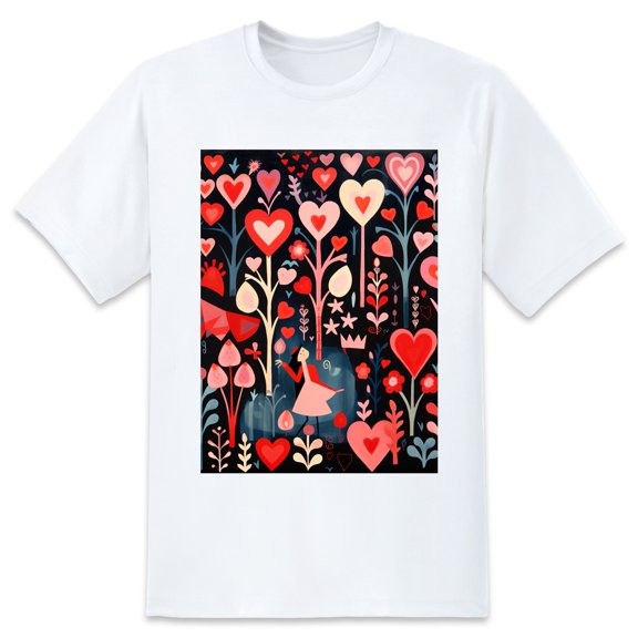 Basic Oversize Tees For WomenLove Loose Boyfriend Shirts Casual Blouse round neck