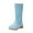 Sky Blue, variant on Leey-World Cowgirl Boots for Girls Girls' Mini Ankle Platform Boot, Faux-Fur Lined Purple,10