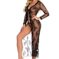 thumbnail image 2 of Conjunto de ropa interior sexy Traje de lencería de encaje Ropa sexy lavada a mano para adultos, Negro, XXL Methold XX000040-30, 2 of 7