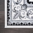 thumbnail image 5 of JONATHAN Y MODERN PERSIAN 2 x 10 Runner Rug, Acanthus French Border - Cream/Light Gray, MDP504B-210, 5 of 9