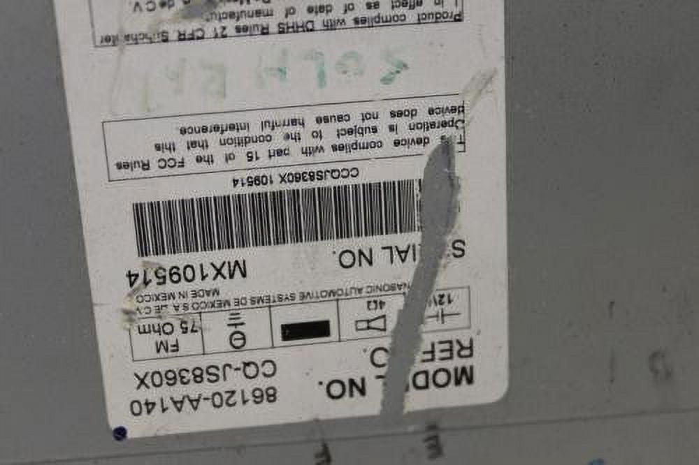 2004-2006 TOYOTA SOLARA RADIO STEREO  CD PLAYER 86120-AA140