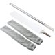 thumbnail image 2 of Plumero de piel, cepillo de polvo largo ajustable y 2 fundas de tela lavables, trapeador doméstico de plumero plano flexible para limpiar la suciedad y el cabello debajo del sofá Zhivalor MZQ-0624, 2 of 4