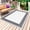 Black White, variant on Black Cream Greek Key Outdoor Rug 3x5 Ft - Reversible Patio Rug Outdoor Camping Rugs, Geometric Greece Ancient Rustic Washable Indoor Outdoor Area Rugs, Non-Slip Outdoor Carpet Runner for Deck/Porch