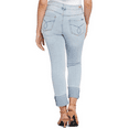 thumbnail image 4 of SEVEN7 Women's High Rise Slim Straight Boyfriend Cuffed Ankle Jeans-Blue / 8, 4 of 7