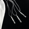 thumbnail image 3 of Collar con silbido para hombre y mujer, estilo hip hop, cadena de suéter con silbato, colgante de viento frío simple, joyería, 3 of 6