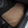 thumbnail image 5 of Car Pass Alfombrillas De Coche Color Beige Con Borde De Cuero, Impermeables, Con Línea De Doble Puntada Y Diseño De Respaldo Antideslizante, Aptas Para El 95 % De Los Suv Automotrices, Sedán Y Furgone, 5 of 5