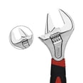 thumbnail image 2 of MAXPOWER Softgrip Adjustable Wrench with Super Large Jaw Capacity, 8 Inch, 2 of 3