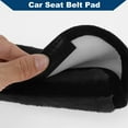 thumbnail image 6 of Unique Bargains Soft Faux Fur Car Seat Belt Cover / Backpack Shoulder Pad Multifunctional Seat Belt Pad Cover for Truck Car SUV / Comfort Breathable Faux Fur 7x24cm / 1pcs Black, 6 of 7
