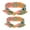 Coffee, variant on Siminsem 6 Pcs Hair Bows Gradient Bowknot Headdress Ropes Decorations Under $8 Colorful Ombre Hair Ties for Girls Ponytail Bun Braid Cute Elastic Scrunchie Set for Daily Party Gift