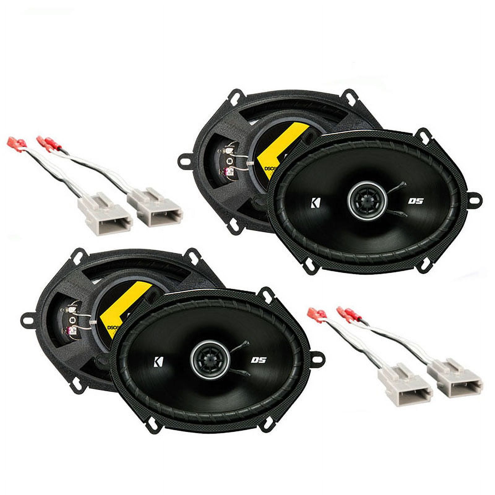 Kicker DS Speaker Package For 2002 Dodge Ram Truck 2500/3500 - Factory Replacement 6x9 And 5.25 Speakers, 70W RMS