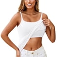 thumbnail image 5 of Outfmvch Camisole Top Camisole Tank Top Shirts Summer 2026 Spaghetti Strap Tank Top Under Shirts for Women Halter Tops Long Tank Tops for Women Camisole Tops for Women White 6XL, 5 of 6