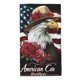 thumbnail image 1 of Balery Eagle With Hat And Roses Toalla de Microfibra Premium con Estampado – 27.5x16 pulgadas, Alta Absorción, Suave y Aterciopelada, Secado Rápido, 1 of 6