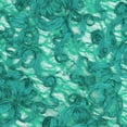 thumbnail image 3 of Zelouf Janet Ribbon Soutache Lace Mesh  , Sewing, DIY, Crafts Fabric by the Yard, Emerald Wave, 20 Yard, 3 of 3