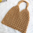thumbnail image 4 of Sac à Main pour Femmes Mode Filet de Pêche Tissé Sac de Plage Sac à Bandoulière Sac de Magasinage, 4 of 10