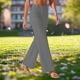 thumbnail image 7 of High Waisted Pants for Women Elastic Waist Pockets business Casual, 7 of 7