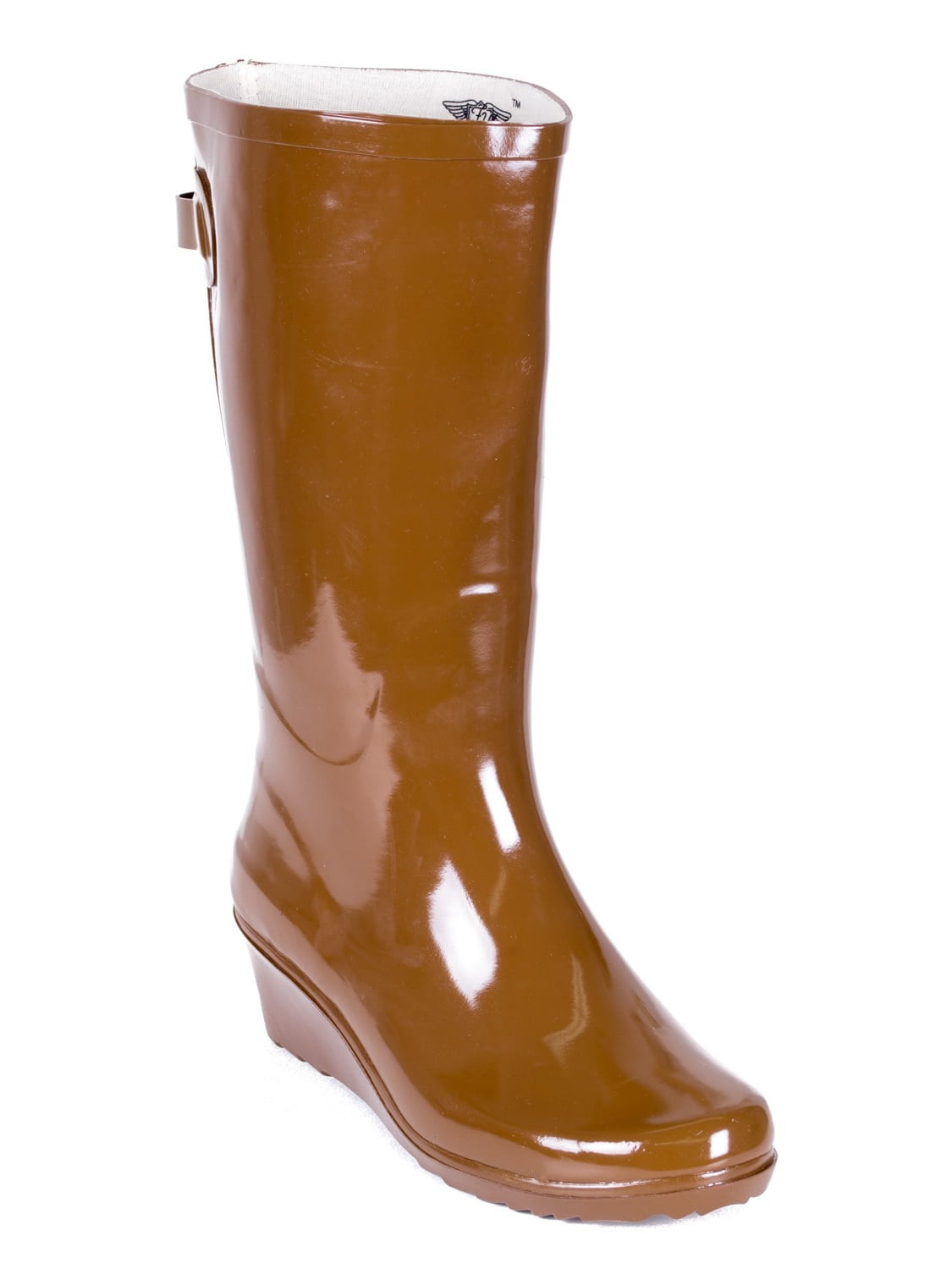 forever young wedge rain boots