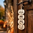 thumbnail image 5 of Halloween Pumpkin Hanging Ornament Decorative DIY Craft Sign for Home Wall Party Decor Seasonal Gift Tags for Fall Autumn Holiday Celebration Theme,1Pack C, 5 of 6