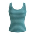 thumbnail image 4 of RUTAYY Women's Tank Tops Striped Sleeveless V-Neck Tops Soft Comfortable Casual Camisole Summer Daily Wear Versatile Travel Vest, 4 of 4