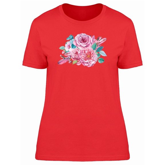 Pink Peony Ikebana Tee Women's -Image by Shutterstock