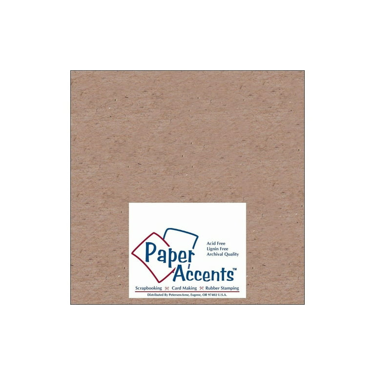 PA Paper Accents Chipboard Pack 12 x 12 Natural, 2X Heavy 85 Point,  chipboard Sheets for Embellishment Making, Scrapbooking, Printing, Cutouts  and