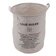 thumbnail image 4 of Foldable Laundry Basket Large Capacity Cotton Linen Fabric Material, Stylish Dirty Clothes Hamper , Foldable Storage Basket For Home, 4 of 8