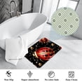 thumbnail image 3 of Ladybird Non-Slip Polyester Door Mat Floor Mats Bath Rugs Machine Washable, 3 of 6
