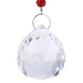 thumbnail image 4 of Bright Delicate Hanging Pendant,  Glass Clear Transparent Rainbow Suncatcher, For Home, 4 of 8