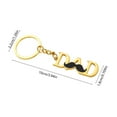 thumbnail image 3 of Father's Day Alloy Keychain - Rust-Resistant Key Ring for Car & House Keys (Gold/Silver), 3 of 6