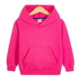 thumbnail image 2 of Bovxnpu Boys Girls Long Sleeve Tops Spring Fall Tops, Girls Pullover Sweatshirt Top Kids Hoodies Fall Tops Casual Sports Top Hooded Sweatshirt 11-12 Years, 2 of 6