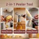 thumbnail image 4 of Pelador de verduras NASEIM 2 en 1 de acero inoxidable con abrebotellas, 4 of 7