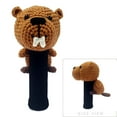 thumbnail image 1 of StitchHead Hand Stitched Yarn Animal Driver/Wood Head Cover - Beaver, 1 of 2