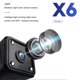 thumbnail image 5 of Cámara X6 HD inalámbrica con wifi, visión nocturna, deportiva, DV, seguridad para el hogar, protección para bebés, wifi HD, 5 of 9