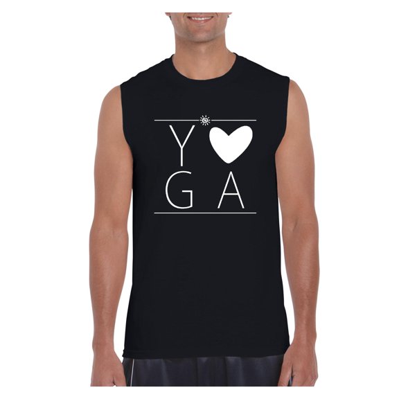 Men's Graphic T-Shirt Sleeveless - Yoga