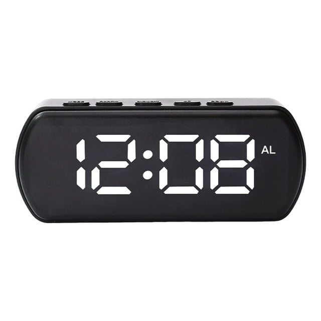 SDNall Réveil Numérique, Grand Affichage LED, Fonctionnalités d'Alarme Multi-Réglages, Horloge de Bureau pour Chevet, Cuisine, Plusieurs Options d'Alarme, Design Moderne