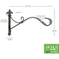 thumbnail image 3 of Achla B-41 18 in. Fleur-de-Lis Bracket, 3 of 8