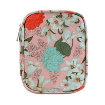 Hand-woven tool bag denim blue short empty bag Dusknt Tool Bag Crochet Hooks Case Empty Zipper Bags Portable Travel Crochet Storage Bag Organizer With Pocket And Crochet Holder Slots For Carrying