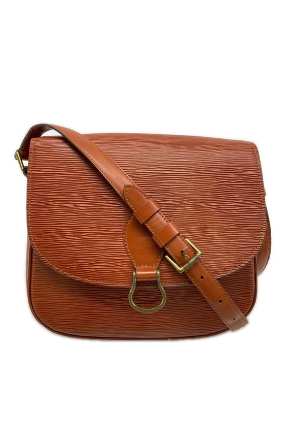 Pre-Owned LOUIS VUITTON Louis Vuitton Epi Saint Cloud Kenya Brown M52193 Shoulder Bag Grain...