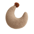 thumbnail image 2 of Rirozkan Throw Pillow, 13.4 Inch Moon Shaped Plush Yarn Cushion, Teddy Fleece Soft Decorative for Sofa, Couch, Bed, Living Room, 2 of 6